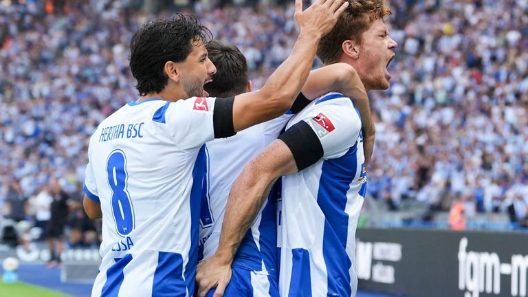 Hertha BSC gewinnt das Spiel gegen FC Heidenheim
