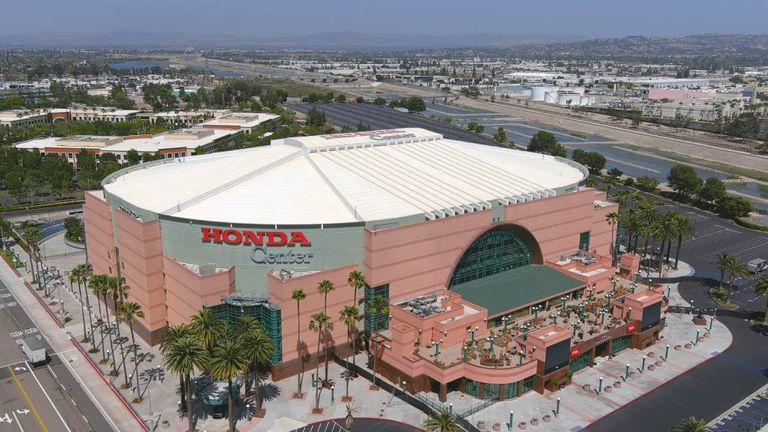 Anaheim Ducks - Honda Center, Kapazität: 17.174
