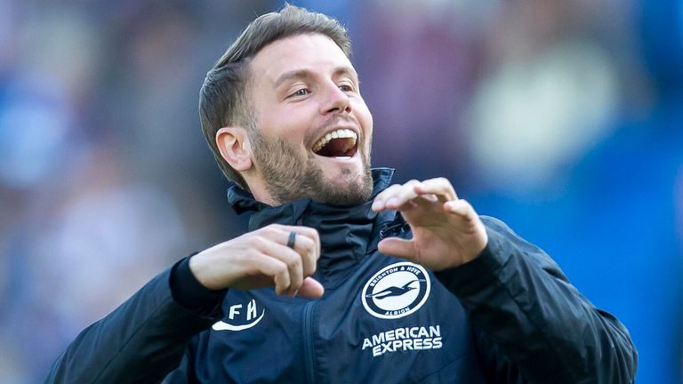 Brighton-Trainer Fabian Hürzeler hatte seinen Vertrag bei den Seagulls im Mai langfristig verlängert.