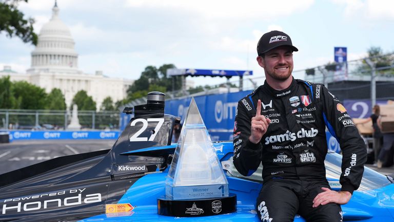 Kyle Kirkwood gewinnt das Rennen in Washington souverän und verringert dadurch den Abstand in der Fahrerwertung zum Erstplatzierten Alex  