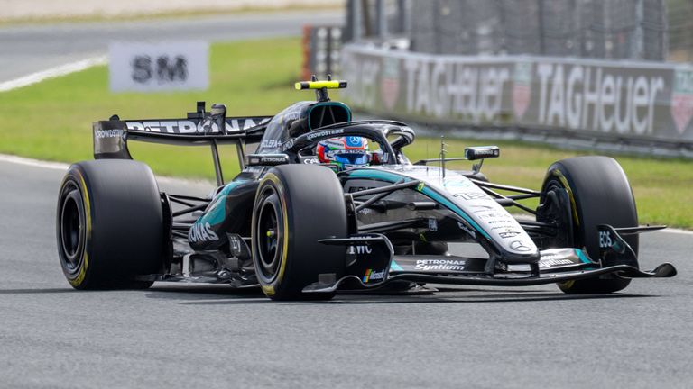Kimi Antonelli peilt die Pole Position im Qualifying zum GP der Niederlande an. 