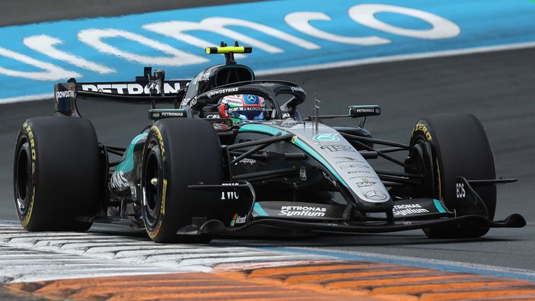 Kimi Antonelli holt im Mercedes die Pole Position beim GP der Niederlande. 