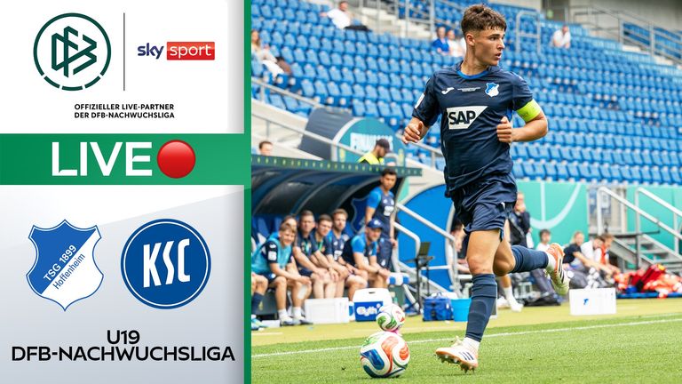 Nachwuchsliga LIVE auf Sky Sport: TSG 1899 Hoffenheim  gegen Karlsruher SC im kostenlosen Livestream.