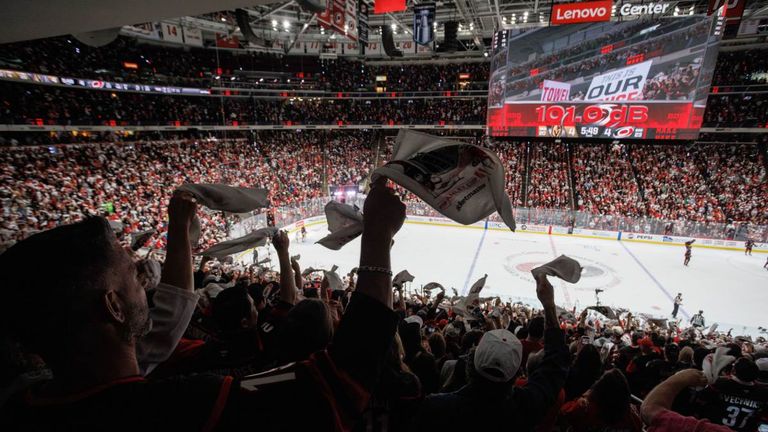 Carolina Hurricanes - PNC Arena, Kapazität: 18.680