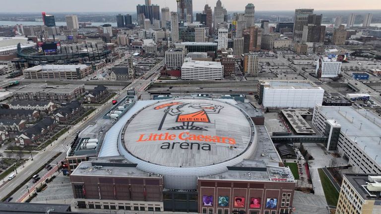 Detroit Red Wings - Little Caesars Arena, Kapazität: 19.515