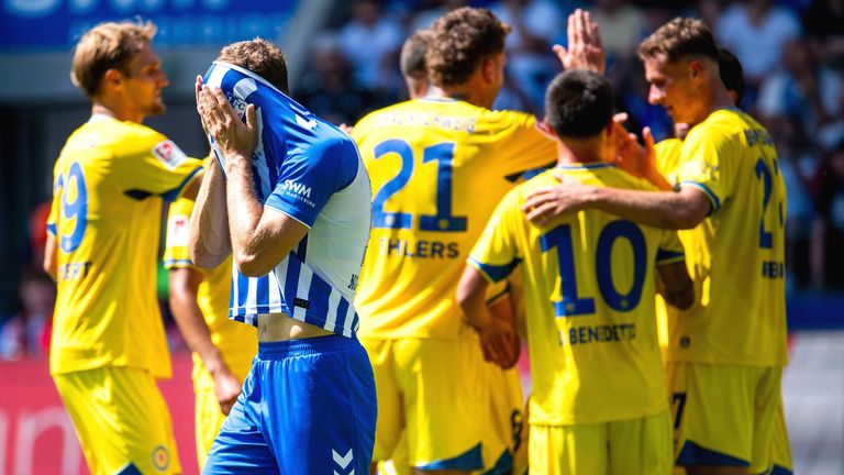 Horror für Magdeburg, Party-Stimmung für die Braunschweiger: Die Eintracht springt mit dem Sieg in die Tabellenführung.
