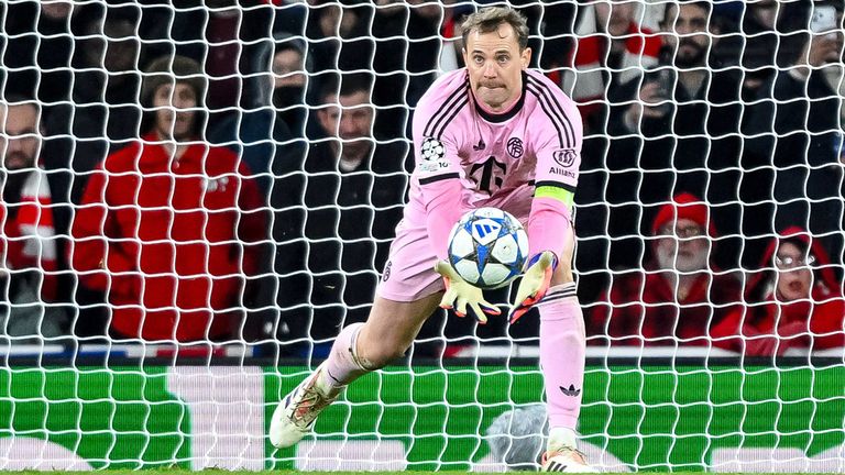 In der vergangenen Saison verloren Manuel Neuer und der FC Bayern mit 1:3 in der Ligaphase beim FC Arsenal.