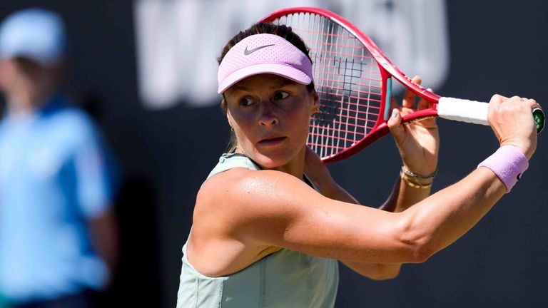 Tatjana Maria unterliegt Diana Shnaider in Cincinnati.