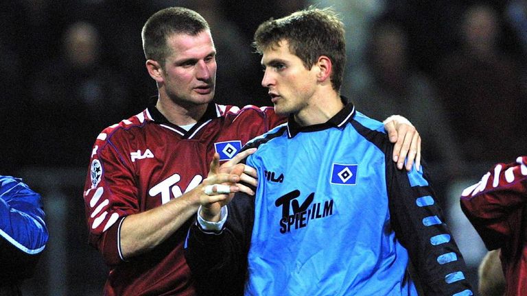 MARINUS BESTER (l.): Spielte beim HSV von 1992 bis 1993 und von 2000 bis 2001 und spielte bei Werder von 1990 bis 1992 und von 1994 bis 1995