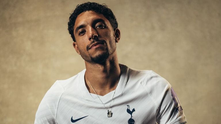 Omar Marmoush hat sich Tottenham Hotspur angeschlossen. Fotoquelle: X/@SpursOfficial