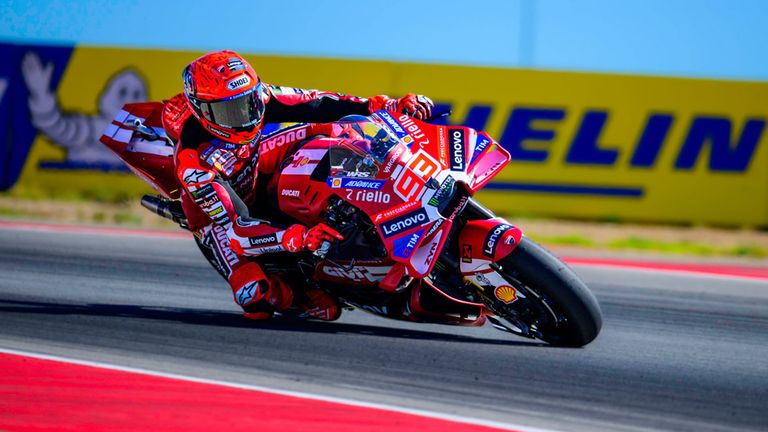 Marc Marquez gewinnt den Sprint beim GP von Aragonien.