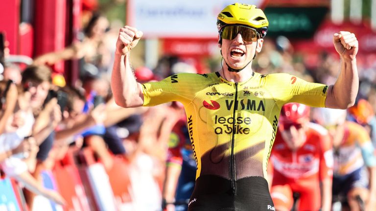 Matthew Brennan gewann seine zweite Etappe bei der Vuelta.