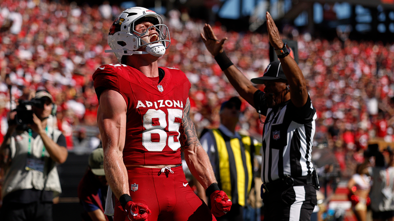 Trey McBride gehört erstmals zu den Top 15 der NFL Top 100 und landet im Ranking der Spieler auf Platz 13.