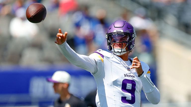 Quarterback J.J. McCarthy hat bei den Minnesota Vikings einen schweren Stand.