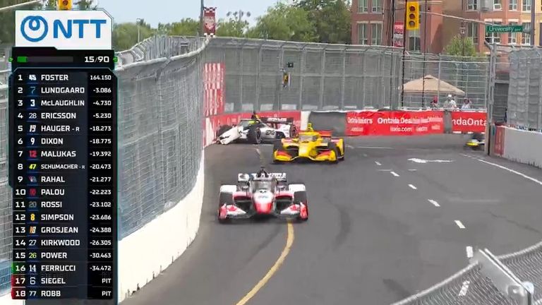 Mick Schumacher baut in IndyCar Series in Markham/Kanada einen Unfall