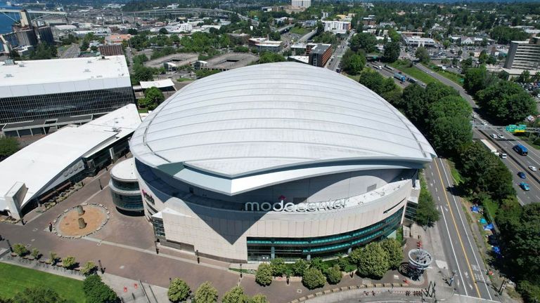 Portland Trail Blazers - Moda Center, Kapazität: 19.411