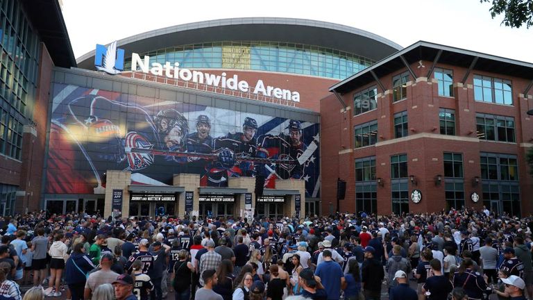 Columbus Blue Jackets - Nationwide Arena, Kapazität: 18.144