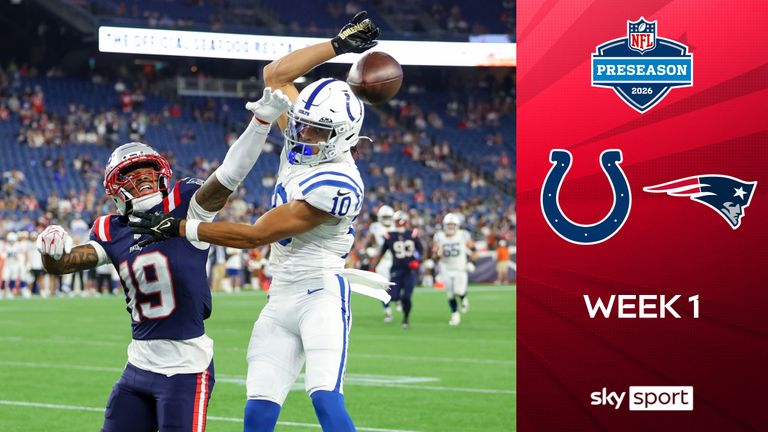 Preseason:  Anthony Richardson erzielte einen Touchdown, leistete sich jedoch zwei Ballverluste, als die Indianapolis Colts ein 13:13-Unentschieden gegen die New England Patriots erspielten.