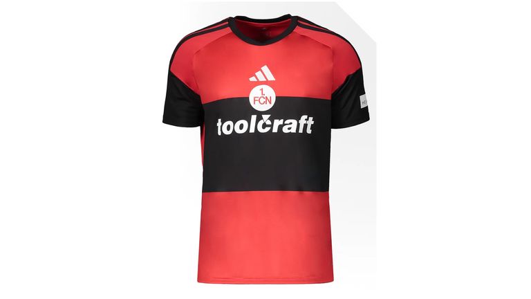 1. FC NÜRNBERG: Auswärtstrikot || 99,95€ + 14,95€ Spielername + 3,95€ Liga-Logo = Gesamtpreis: 118,85€ (Quelle: merchandising-onlineshop.com