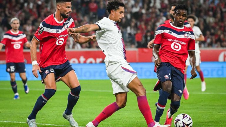 Gegen OSC Lille musste PSG lange einem Rückstand hinterherlaufen.