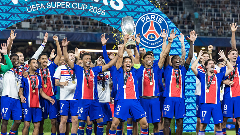 PSG schlug Aston Villa im UEFA Super Cup 2026 mit 2:1 und sicherte sich dadurch den nächsten internationalen Titel. 