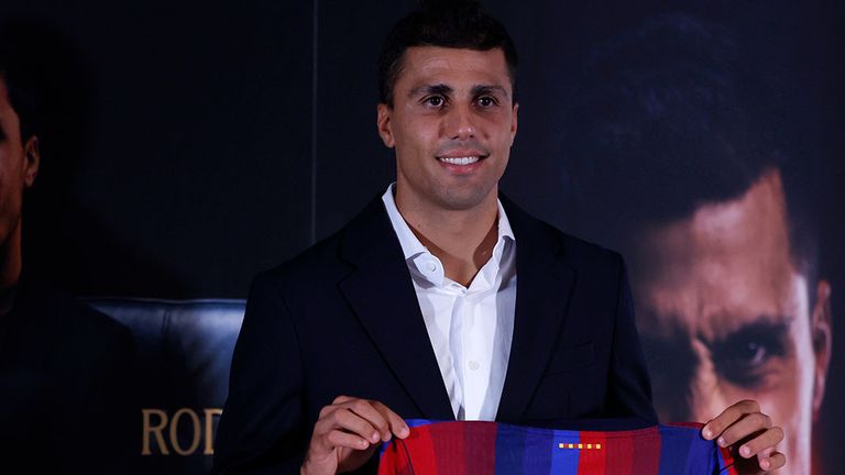 Rodri ist offizieller Spieler des FC Barcelona.