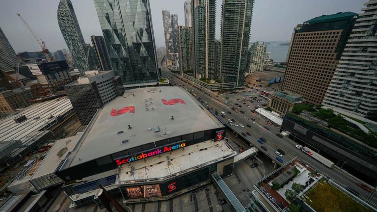 Toronto Raptors - Scotiabank Arena, Kapazität: 19.800