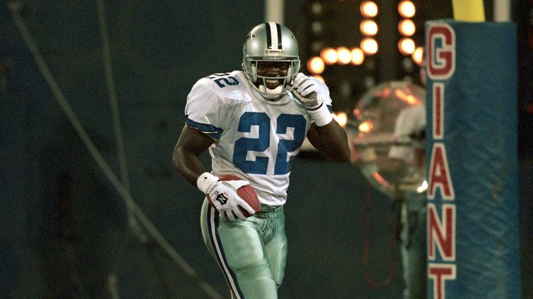 MEISTE RUSHING YARDS: Emmitt Smith