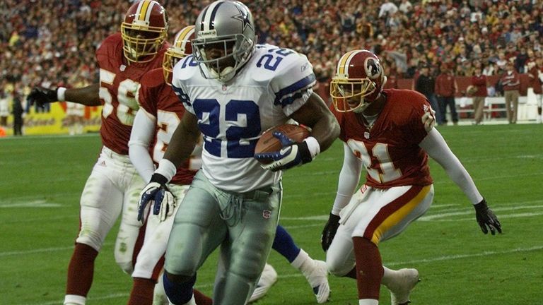 MEISTE RUSHING TOUCHDOWNS: Emmitt Smith