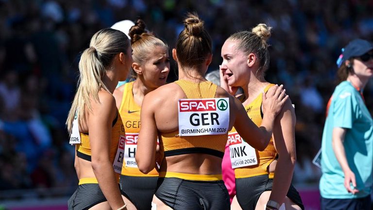 Die deutsche Frauen-Staffel verpasst eine Medaille