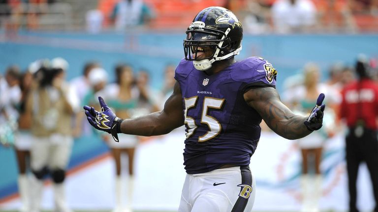 MEISTE TACKLES FOR LOSS: Terrell Suggs (202)