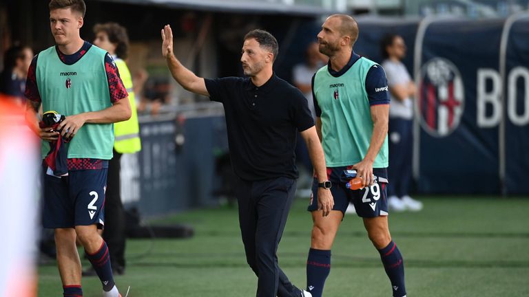 Domenico Tedesco musste bei seinem Debüt in der Serie A eine Niederlage hinnehmen.
