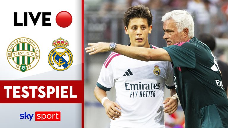 Testspiel HEUTE LIVE! Real Madrid trifft auf Ferencvaros Budapest  - im kostenlosen Livestream.