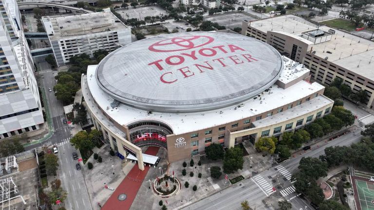 Houston Rockets - Toyota Center, Kapazität: 18.055