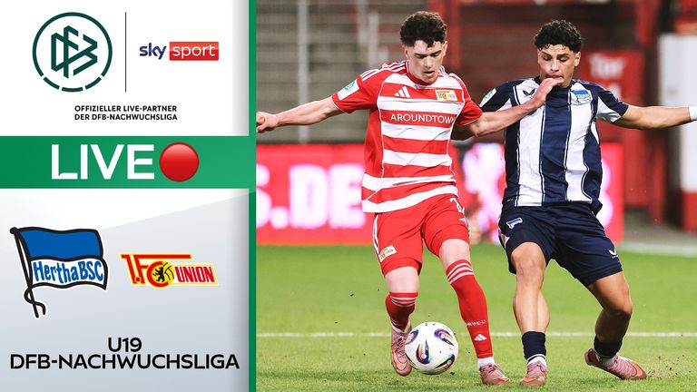 Derby-Zeit in der U19-Nachwuchsliga! Hertha BSC gegen Union Berlin - LIVE im kostenlosen Livestream.