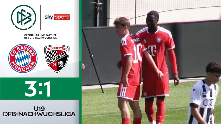 U19-Bundesliga: FC Bayern - FC Ingolstadt - die Highlights | Nachwuchsliga