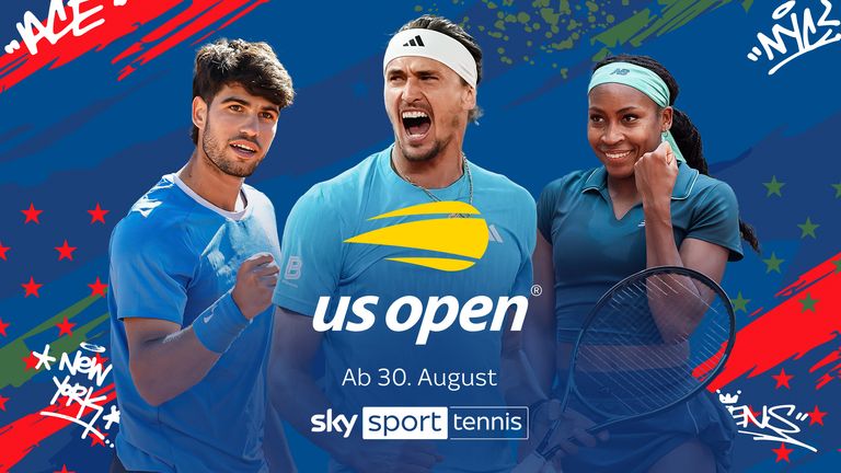 Tennis US Open - Ab 30. August auf Sky Sport