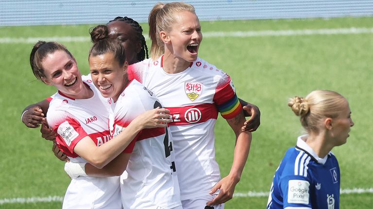 Die Frauen des VfB Stuttgart besiegen den HSV.