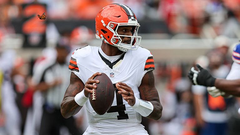 Deshaun Watson hat einen schweren Stand bei den Cleveland Browns.