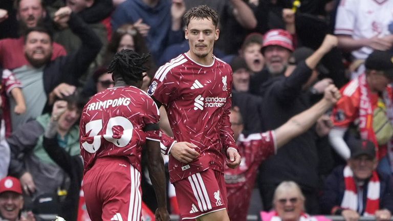 Florian Wirtz überzeugt bei Liverpools Remis gegen Nottingham (2:2) mit einer guten Leistung.