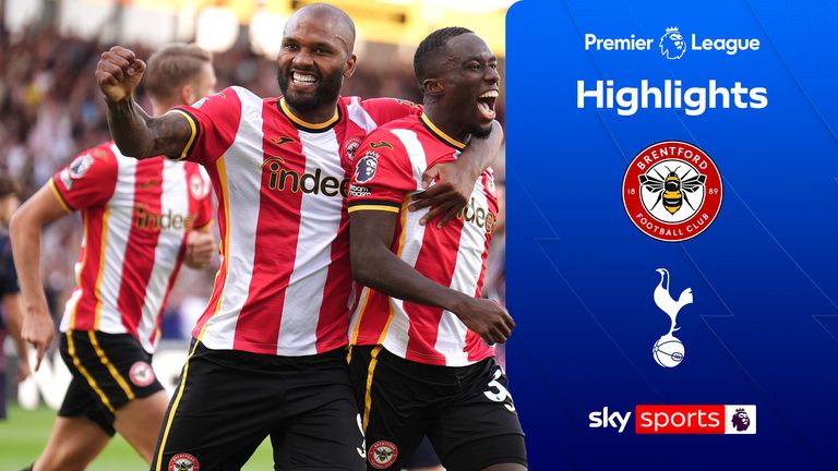 Highlights from the Premier League match between Brentford and Tottenham Hotspur.