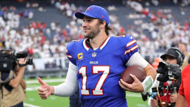 Josh Allen demonstrierte beim Sieg gegen die Houston Texans seine ganze Klasse.
