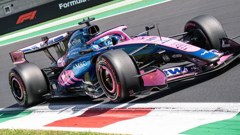 Pierre Gasly (Alpine) in Monza.