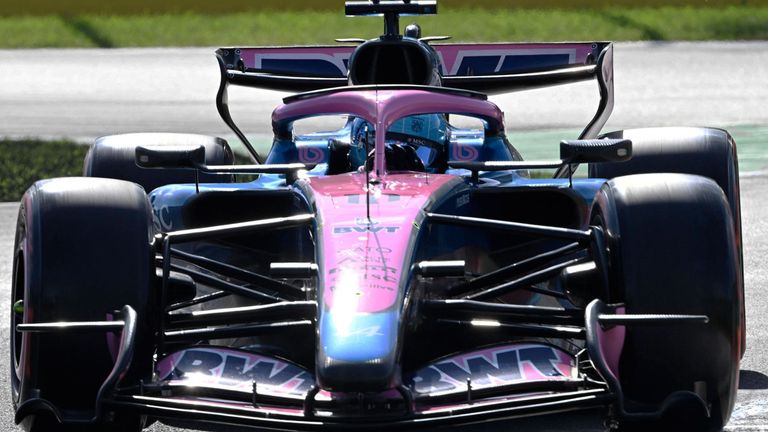 Pierre Gasly (Alpine) in Monza.