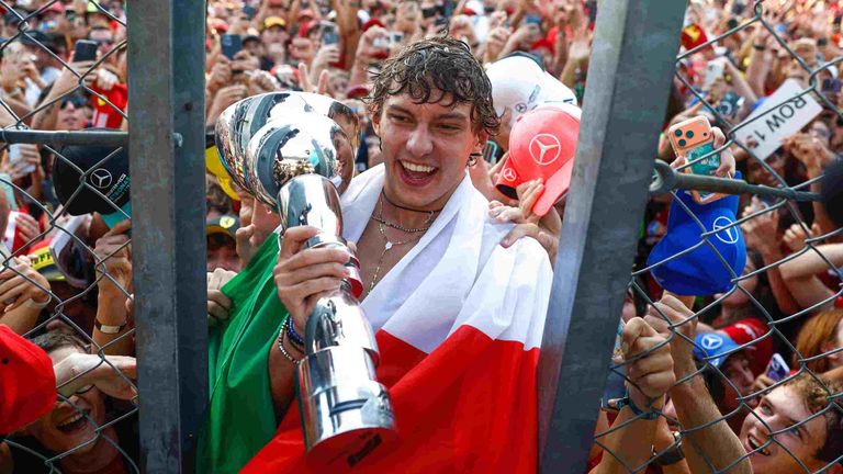 Monza liegt Kimi Antonelli nach seinem Sensationssieg zu Füßen.