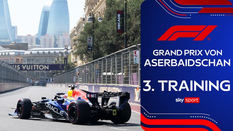 Max Verstappen ist mit seinem Boliden im 3. Freien Training von Aserbaidschan zwar nicht zufrieden, fährt aber dennoch die beste Zeit vor George Russell und Lewis Hamilton.
