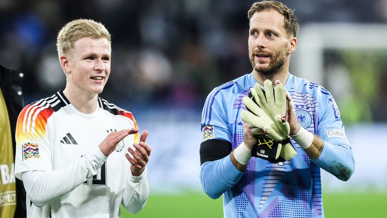 Oliver Baumann (re.) und Jonathan Burkardt äußern sich vor der ersten DFB-Nominierung von Jürgen Klopp.