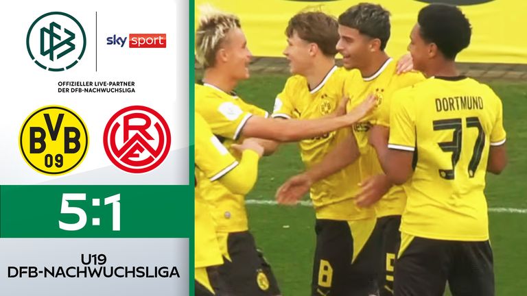 Borussia Dortmund U19 - Rot-Weiss Essen U19 - die Highlights | DFB-Nachwuchsliga