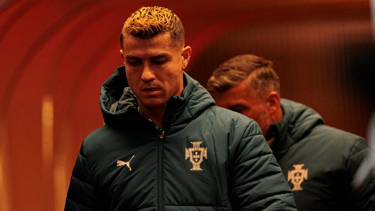 Cristiano Ronaldo sorgte nach dem Sieg gegen Norwegen mit seinem Verhalten nach dem Abpfiff für Diskussionen.