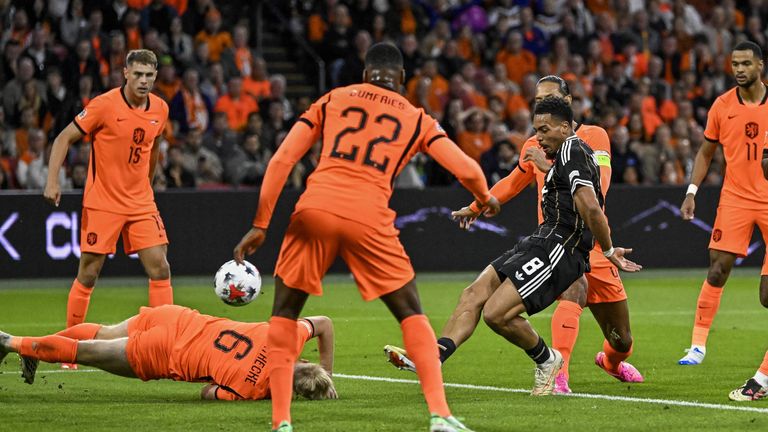 Das DFB-Führungstor von Felix Nmecha sorgte für viel Ärger. 